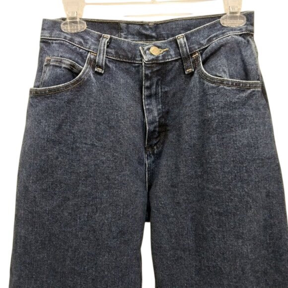 Wrangler Blues Relaxed Fit Mom Jeans Size 4 Like New Indigo Wash Denim High Rise - Picture 5 of 9